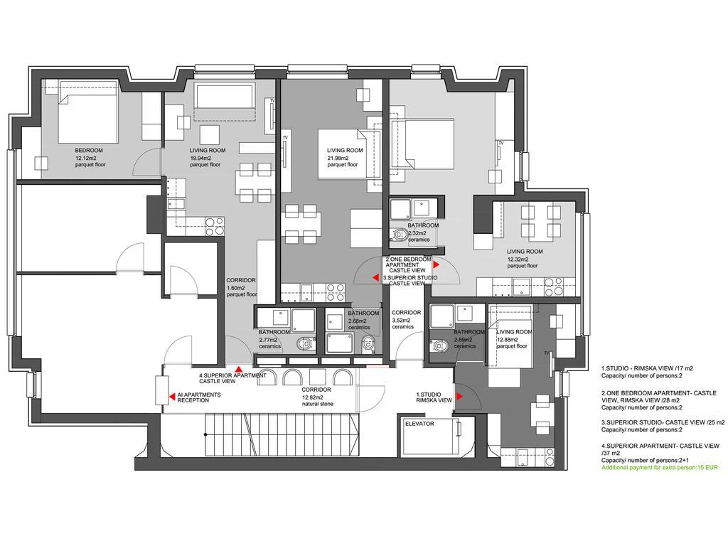 Ai Apartments Ljubljana Dış mekan fotoğraf